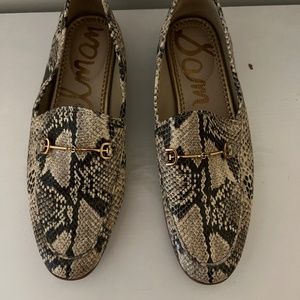 Snake print loafers Sam Edelman
